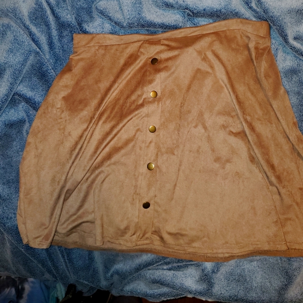 Como Vintage Suede Skirt